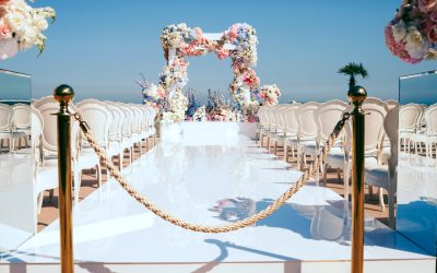 Amaizing decorated the main road for wedding  ceremony